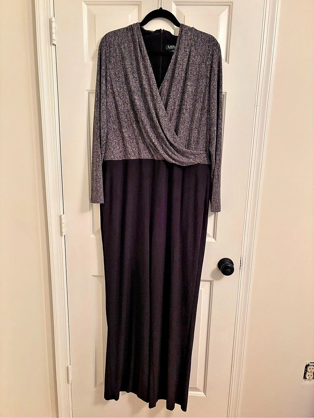 Lauren Ralph Lauren Color Block Jumpsuit Size 16W Like New